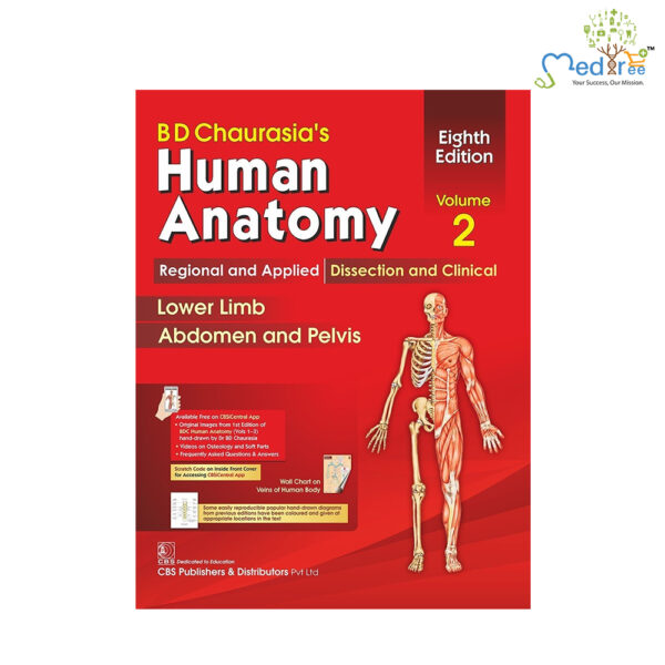 BD Chaurasia’s Human Anatomy 8th/2019 (Vol. 2)
